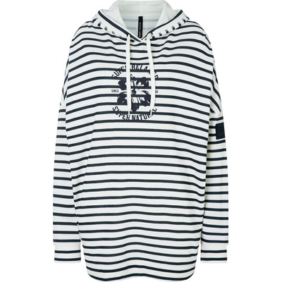 super. natural Дамски суичър super. natural Women's Feel Good Stripe Hibiskus Bio Hoodie - Stripe / Salute (117-3363-0113)