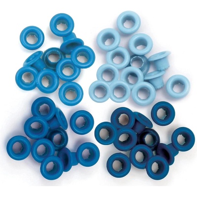 WE R MEMORY KEEPERS PRŮCHODKY - Eyelets Standard - MODRÉ