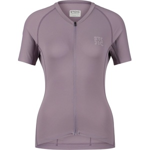 Stoic Дамска фланелка с къс ръкав за колоездене Stoic Women's DalslandSt. Gravel Jersey S/S Cycling jersey - Plum Grey - размер XL (156-3072-0215)