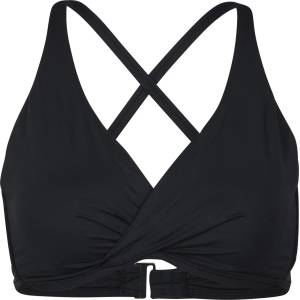 Seafolly Дамско бикини горнище Seafolly Women's Collective Wrap Front F Cup Bra Bikini top - Black - размер 32 (EU) (150-2121-0110)