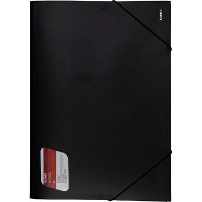 Папка PP с ластик A3 Axent Черен (A3)