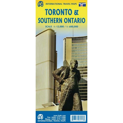 plán Toronto 1:12 t., Southern Ontario 1:600 t. ITM voděodol