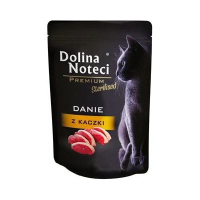 Dolina Noteci Sterilised Adult Cat Duck - Пауч за кастрирани израснали котки с патешко 85 гр