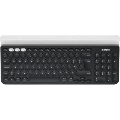 Klávesnice Logitech Wireless K780, US - šedá/bílá