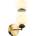 Italux wl-94981-1b-gd - led стенна лампа evans led/12w/230v 3000k златна (it0677)