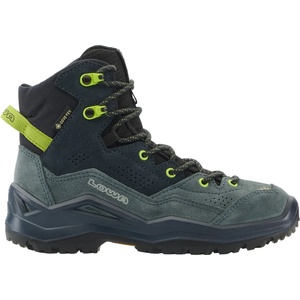 Lowa Детски туристически обувки Lowa Kid's Wandax GTX Mid Walking boots - Dark Petrol / Lime - размер 40 (EU) (702-5123-0223)