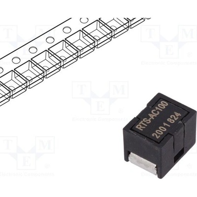 SCHURTER 3-104-513 Pojistka: tepelná; SMD; RTS; měď; pocínovaný; pájecí; 8,8x6,6x6,7mm