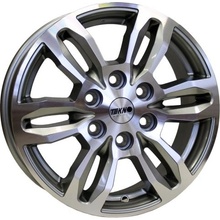 Mille Miglia MMKV6 6,5x16 6x125 ET68 grey polished