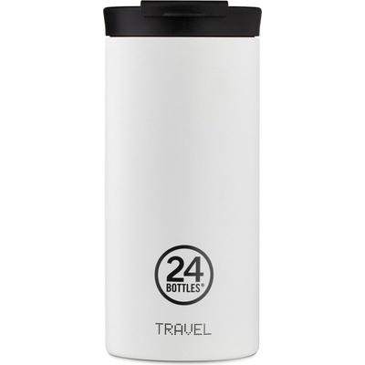 24Bottles Термочаша Travel Tumbler Basic 600 мл бяла (410)