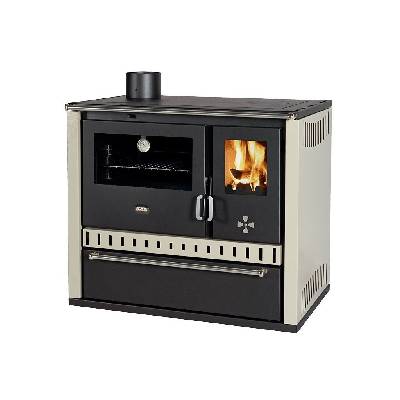 Sporák na tuhá paliva PRITY GT FS S DR slonová kost levý