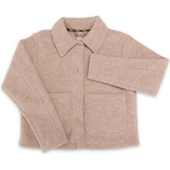 Engel Дамско вълнено яке Engel Women's Cropped Jacket Wool jacket - Sand Melange - размер 38/40 (EU) (105-4631-0213)