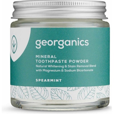 Georganics Minerální bělicí prášek máta rolní 60 ml