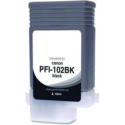 Compatible Мастилница Canon PFI-102 BK Съвместима 130 ml