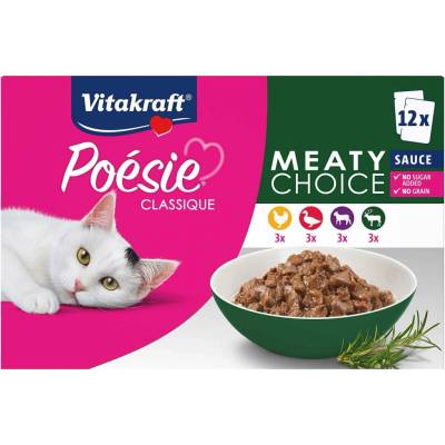 VITAKRAFT Poésie Classique Meaty choice Box 12 x 85 g