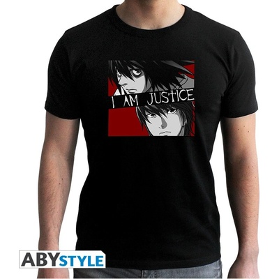 ABYstyle tričko Death Note I am Justice černé