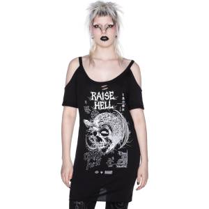 KILLSTAR Дамска тениска KILLSTAR - Raise Hell - Distress - KSRA002510
