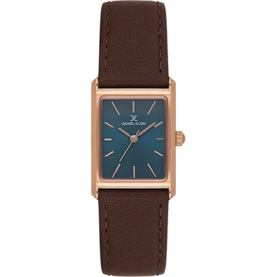 Daniel Klein DK. 1.14124-5 - Дамски часовник, Premium, Кварцов, 22x32mm, 3 ATM, Син