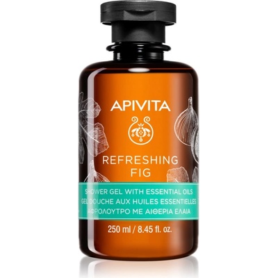 APIVITA Refreshing Fig Shower Gel освежаващ душ гел с есенциални масла 250ml
