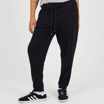 Brave Soul Дамски анцуг Brave Soul Womens Plus Size Solid Colour Jogging Bottoms - Black