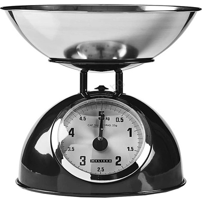 Výrobce po 1 ks Melissa - Ретро кухненска везна с купа черна (NE0794)
