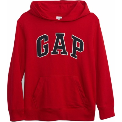 GAP V-FRC FT New Campus Logo Hood červená čierna