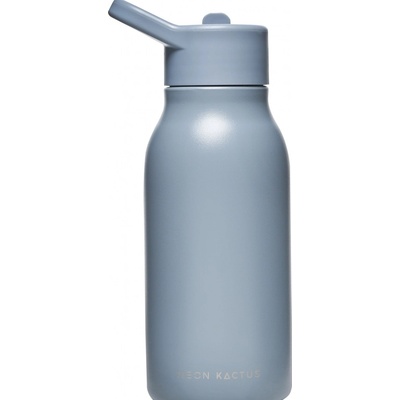 Neon Kactus Dětská nerezová láhev modrá 340 ml