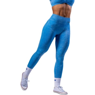 Nebbia Bezešvé push-up legíny s vysokým pasem 303 modrá