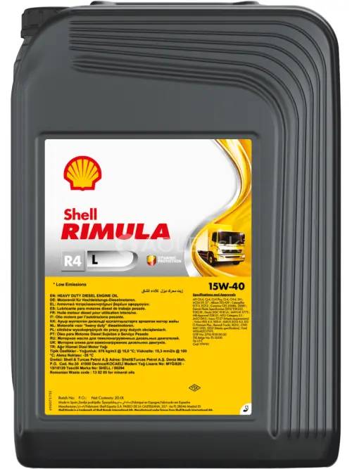 Shell Rimula R4 L 15W-40 20 l od 101 € - Heureka.sk