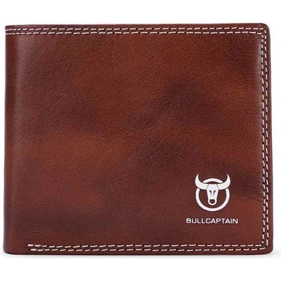 Bullcaptain elegantní kožená peněženka Marcien BULLCAPTAIN QB032s2 hnědá