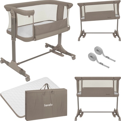Lionelo Postýlka Pari 3v1 Beige Taupe
