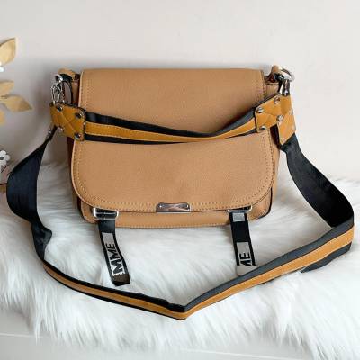 Дамска Жълто кафява Чанта - Модел 8677