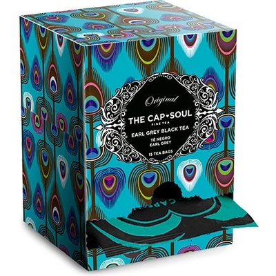 CapSoul EARL GREY sypaný černý čaj v pyramidách 15 sáčků