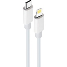 Maxlife MXUC-05 datový kabel USB-C/Lightning 20W, 1m white