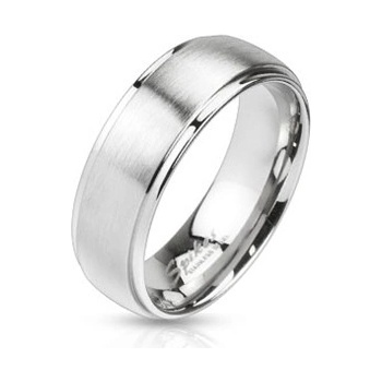 Šperky4U Ocelový prsten matný OPR1454 8