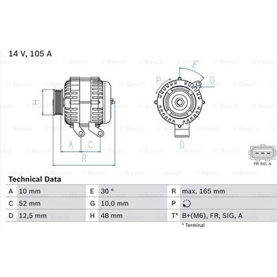 BOSCH generátor 0986080440