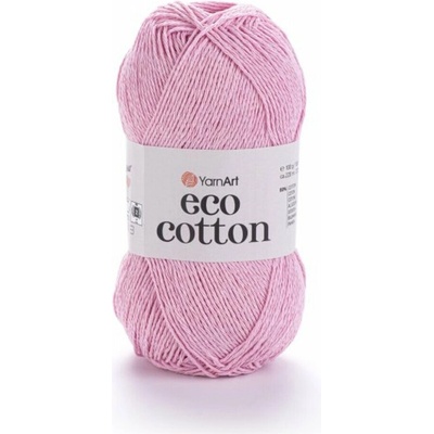 Yarn Art příze Eco Cotton_766 světle růžová