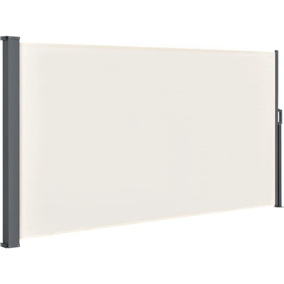 FurniGO - Boční markýza Dubaj 300 x 160 cm - béžová