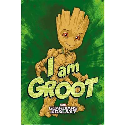 Plagát, Obraz - Guardians of the Galaxy - I am Groot, 61 × 91.5 cm