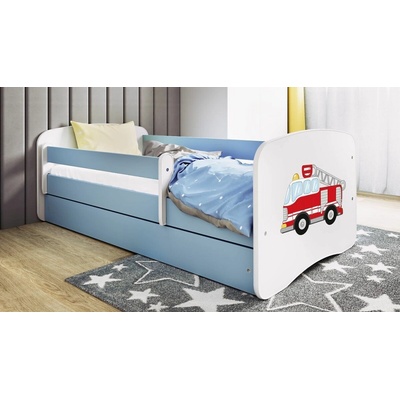 Kocot Kids Fire Truck bez úložného prostoru modrá