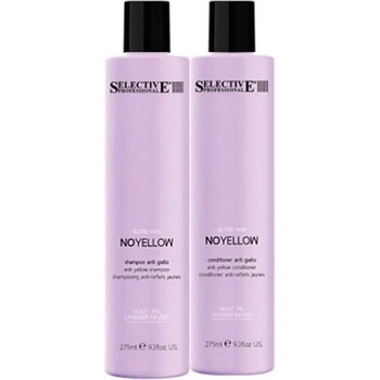 Selective Professional Комплект шампоан и балсам за неутрализиране на жълти оттенъци Selective Professional No Yellow