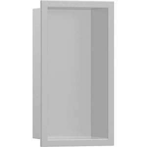 Hansgrohe XtraStoris Original - Ниша за вграждане в стена с рамка, 30x15x7 см, бетонно сива 56092380 (56092380)