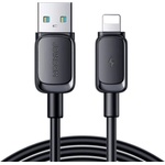 JOYROOM Кабел USB-A към Lightning Joyroom S-AL012A14 2.4A/1.2m (черен) (S-AL012A14 1.2M-BLAC)