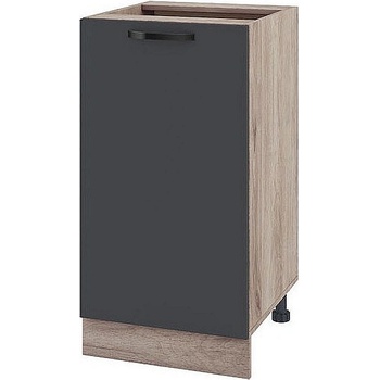 ИРИМ Долен кухненски шкаф Сити АРФ-Карбон мат-11-28 45 см