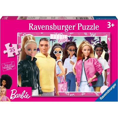 Ravensburger Детски пъзел Ravensburger от 35 части - Барби (5683)