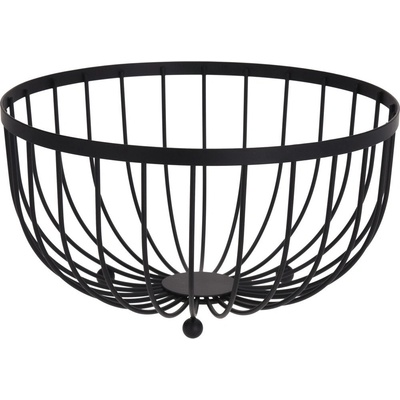 Excellent Houseware Koš kovový potravinový koš zásobník 25 cm