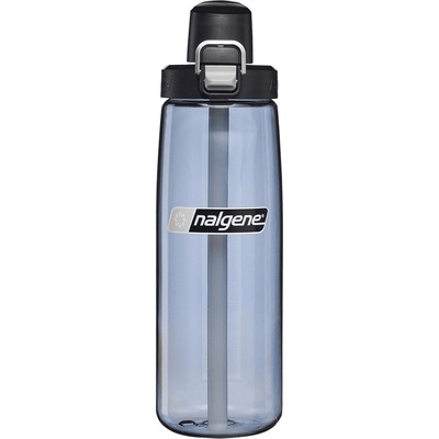 Nalgene FreshFlow Straw šedá s černým uzávěrem 700 ml