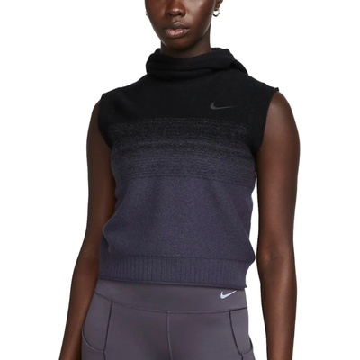 Nike Елек Nike Dri-FIT Advance Run Division Women s Hooded Vest Черен Velikost XS