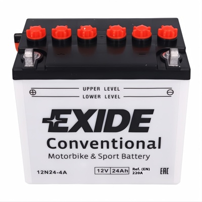 Exide Conventional 24Ah 220A left+ 12N24-4A