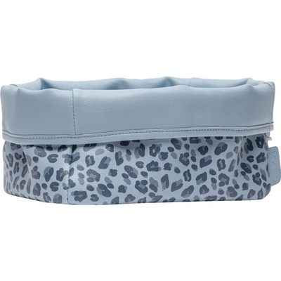 Bébé-Jou textilní košík na kojenecké potřeby Leopard Blue