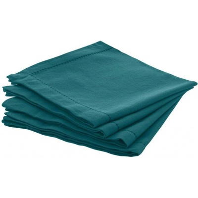 Atmosphera Bavlněné ubrousky Chambray zelené 4ks 40x40cm